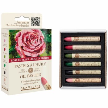 Sennelier Oil Pastels - Rose in Bloom Set 6 colours