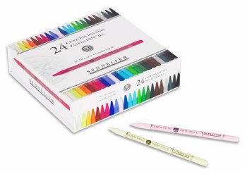 Sennelier Woodless Pastel Pencil Set of 24 - Introductory