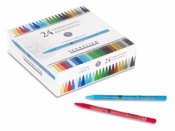 Sennelier Woodless Pastel Pencil Set of 24 - Landscape