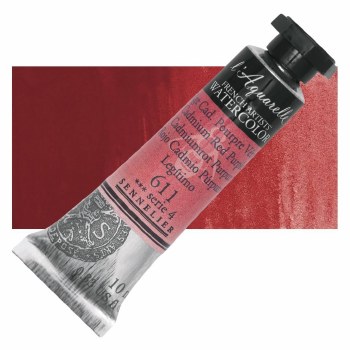 Sennelier L'Aquarelle Watercolour 10ml Cadmium Red Purple 611