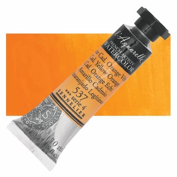 Sennelier L'Aquarelle Watercolour 10ml Cadmium Yellow Orange 537