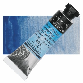 Sennelier L'Aquarelle Watercolour 10ml Cerulean Blue Red Shade 305