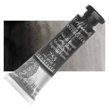 Sennelier L'Aquarelle Watercolour 10ml Lamp Black 753