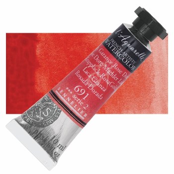 Sennelier L'Aquarelle Watercolour 10ml Rose Dore Madder Lake 691