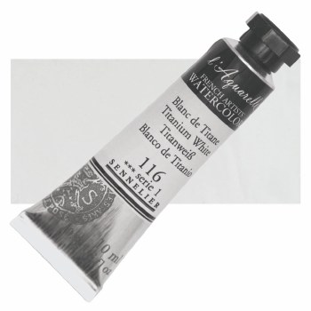 Sennelier L'Aquarelle Watercolour 10ml Titanium White 116