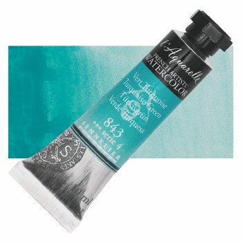 Sennelier L'Aquarelle Watercolour 10ml Turquoise Green 843