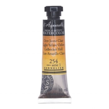 Sennelier L'Aquarelle Watercolour 10ml Light Yellow Ochre 254