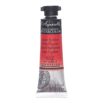 Sennelier L'Aquarelle Watercolour 10ml Scarlet Lake 612