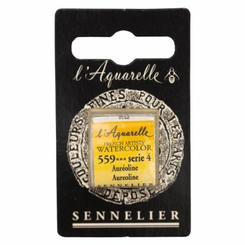 Sennelier L'Aquarelle Watercolour Half Pan Aureoline 559