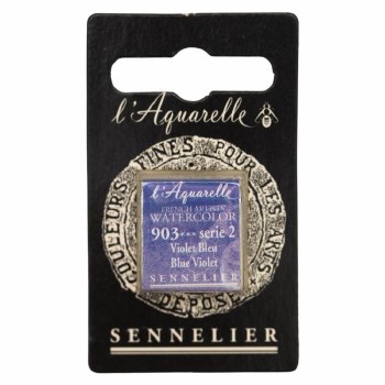 Sennelier L'Aquarelle Watercolour Half Pan Blue Violet 903