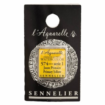 Sennelier L'Aquarelle Watercolour Half Pan Primary Yellow 574