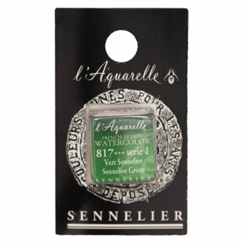 Sennelier L'Aquarelle Watercolour Half Pan Sennelier Green 817