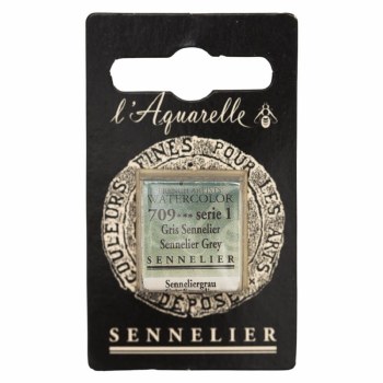 Sennelier L'Aquarelle Watercolour Half Pan Sennelier Grey 709