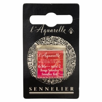 Sennelier L'Aquarelle Watercolour Half Pan Sennelier Red 636