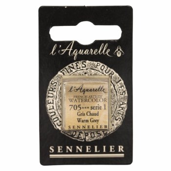 Sennelier L'Aquarelle Watercolour Half Pan Warm Grey 705