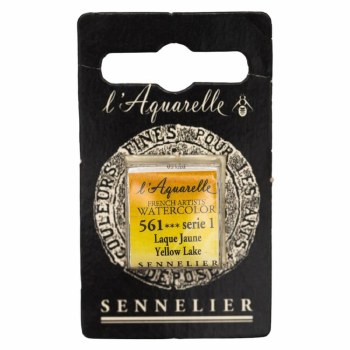 Sennelier L'Aquarelle Watercolour Half Pan Yellow Lake 561