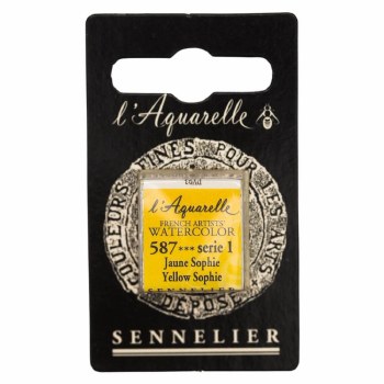 Sennelier L'Aquarelle Watercolour Half Pan Yellow Sophie 587