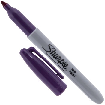 Sharpie Marker Purple