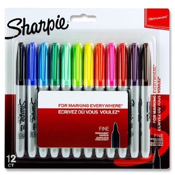 Sharpie Set of 12 Assorted Markers