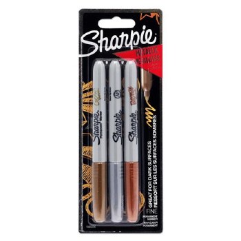 Sharpie Metallic Fine Set 3