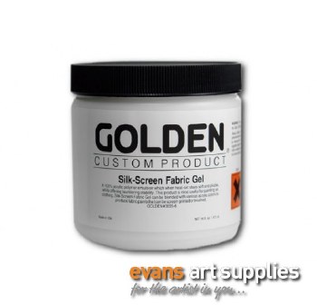 Golden Silk Screen Fabric Gel 236ml