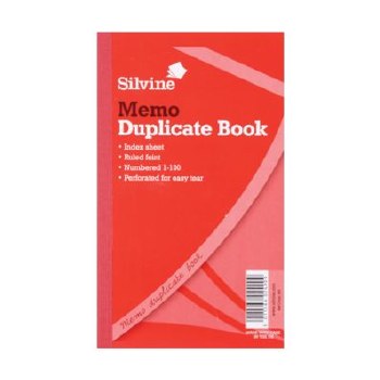 Silvine 601 Duplicate Book 8x5