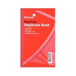 Silvine 611 Invoice Book 8x5