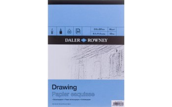 Daler Rowney Smooth Drawing Pad A4 96gsm