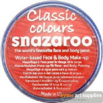 Snazaroo 18ml Classic Orange