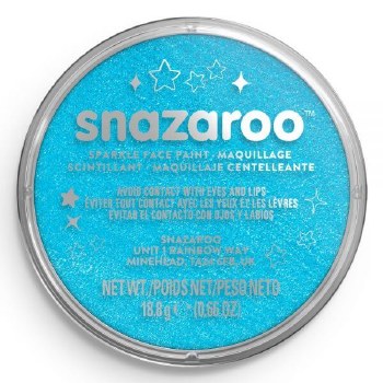 Snazaroo 18ml Sparkle Turquoise