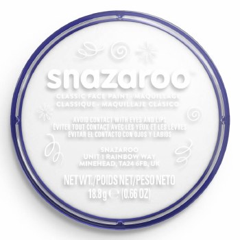 Snazaroo 18ml Classic White