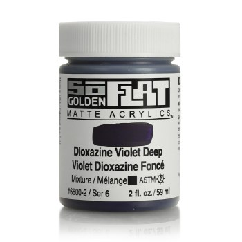 Golden SoFlat 59ml Dioxazine Violet Deep