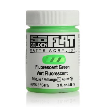 Golden SoFlat 59ml Fluorescent Green