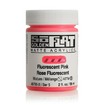 Golden SoFlat 59ml Fluorescent Pink
