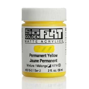 Golden SoFlat 59ml Permanent Yellow