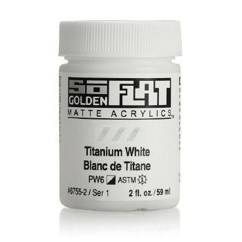 Golden SoFlat 59ml Titanium White