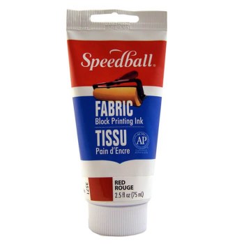 Speedball Fabric Block Printing Ink 75ml - Red