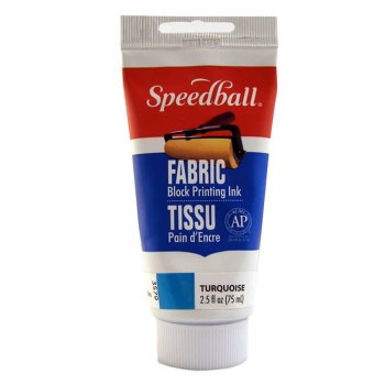 Speedball Fabric Block Printing Ink 75ml - Turquoise