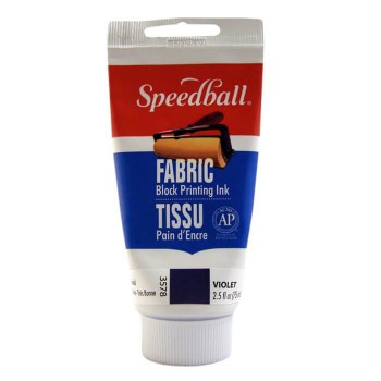 Speedball Fabric Block Printing Ink 75ml - Violet