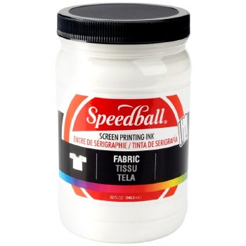 Speedball 32oz Textile White