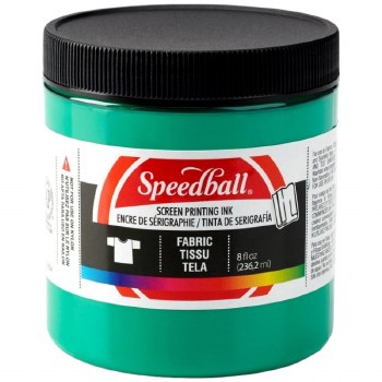 Speedball 236ml Fabric Screen Printing Ink - Green