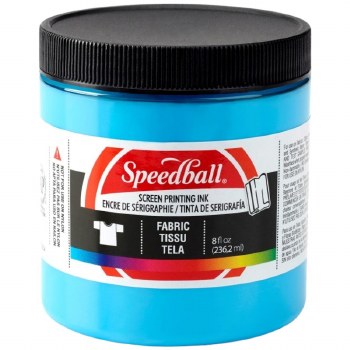 Speedball 236ml Fabric Screen Printing Ink - Peacock Blue