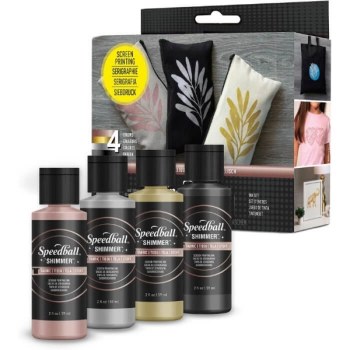 Speedball Fabric Screen Paint Set - Shimmer