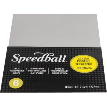Speedball Ink Jet Transparancies 6 pack