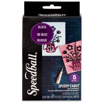 Speedball Speedy-Carve Block Printing Basic Kit - 5 Piece