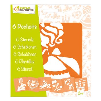 Stencils - Set of 6 Princess