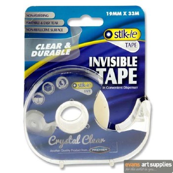 Stick-ie Invisible Tape with Dispenser