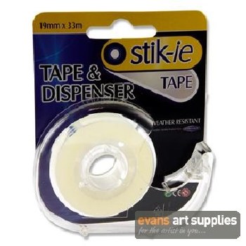 Stik-ie Tape with Dispenser