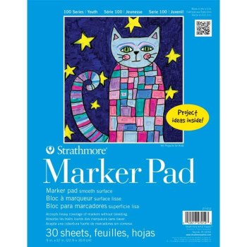Strathmore 100 Marker Pad 9x12"