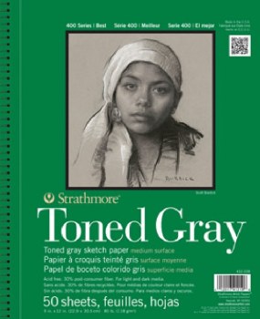 Strathmore Toned Grey 28x35.6